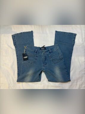 Brand New Costa Blanca Lowrise Flared Jeans